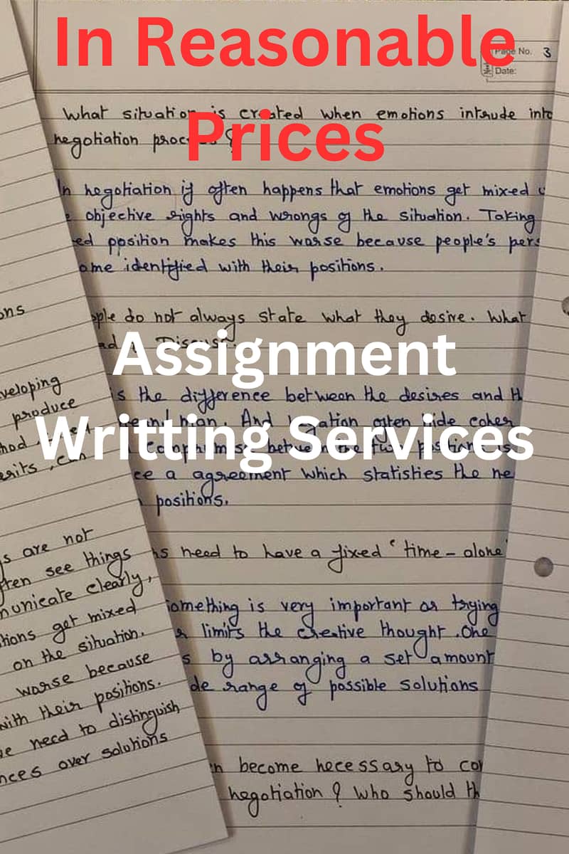 handwritten Assignments in reasonable prices 2