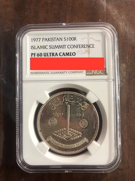 pakistan 100 Rupees Iskalic Summit silver coin NGC 1
