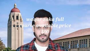 waqar zaka full course available price 500