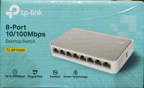 TP-Link 8-port 10/100Mbps. Desktop Switch (TL-SF1008D) 0