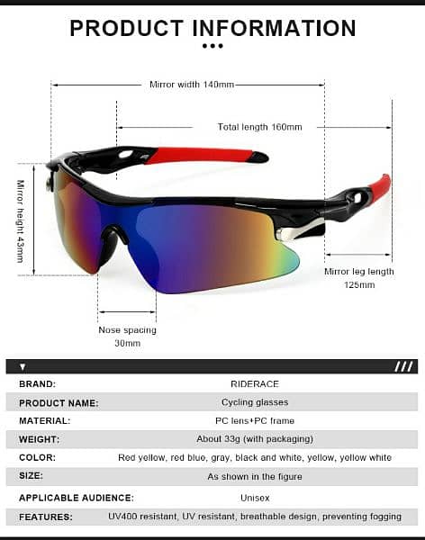 comfortable Sports glasses 4