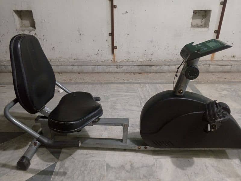 Recumbent exercise bike back seated cycle machine treadmill walk spin 2