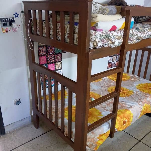 Sheesham Wood Bunk Bed for kids 1
