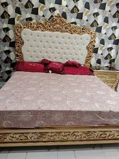 Bedset along with Dressing table and two side tables