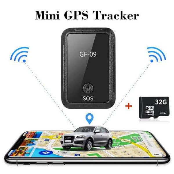 MINI GPS MAGNETIC TRACKER AND VOICE RECORDER DEVICE  GF-09 PTA approve 2