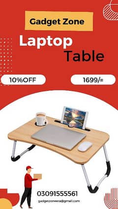 laptop & food table 0