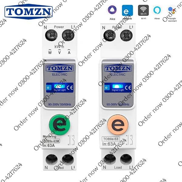 TOMZN Ewelink Single Solar Phase 63A Smart Solar Energy Meter u 1