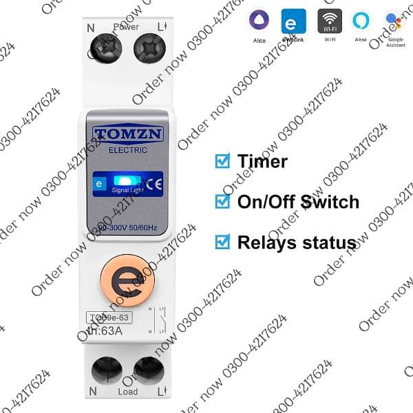 TOMZN Ewelink Single Solar Phase 63A Smart Solar Energy Meter u 4