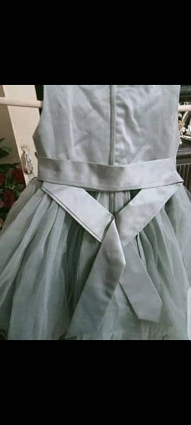 grey frock in good condition 1