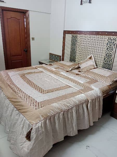 Bridal bed sheet only one time used 2