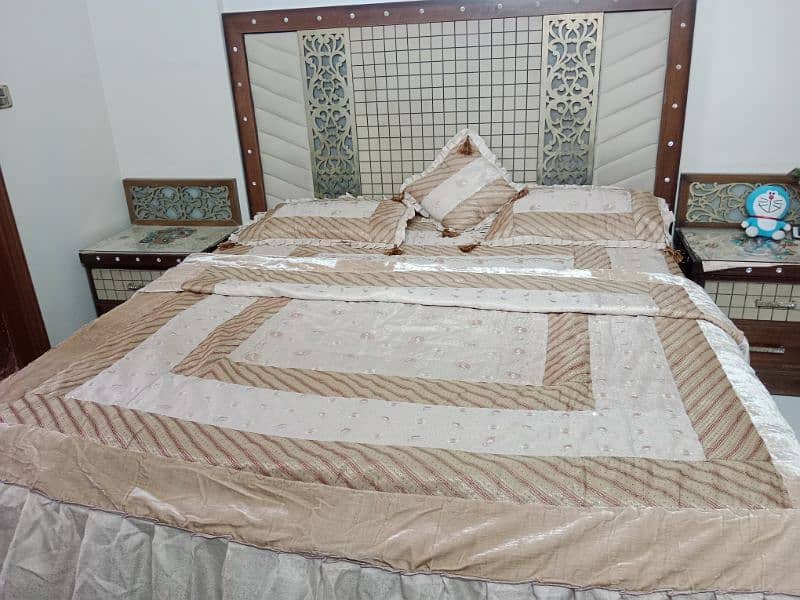 Bridal bed sheet only one time used 3