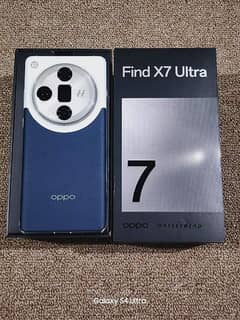 Oppo Find X7 Ultra 
Ram 16GB memory 512 GB box pack brand new all ok