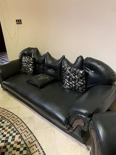 sofa set 3 2 1 for Sale leather poshish 3
