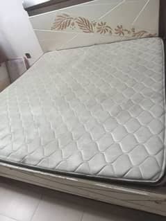 Bed with mattress