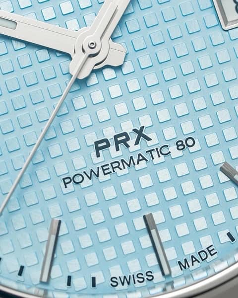 Tissot Prx Powermatic 80 ice blue 40mm used 2