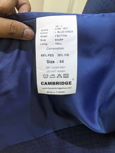3 Piece Cambridge Coat Pant available for Sale 2