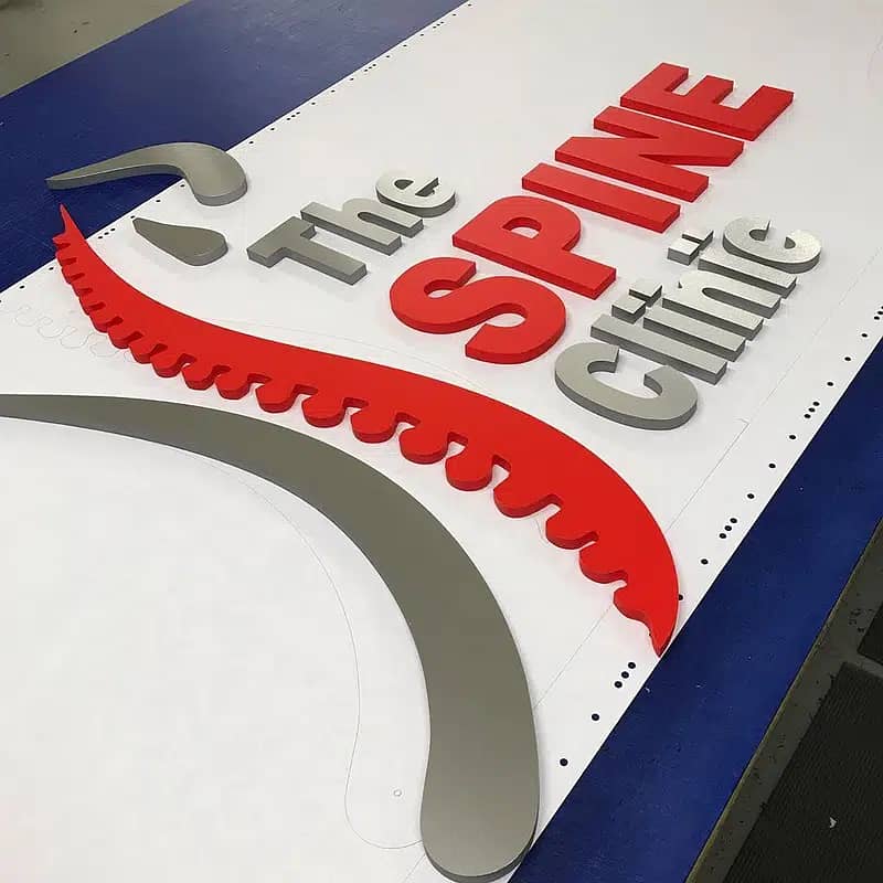 Professional 3D LED Sign Board Shop Acrylic Neon Metal Singboards 12