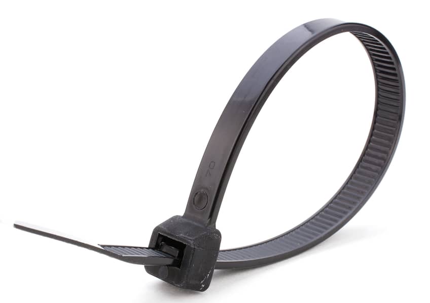 Cable Ties (PVC/Nylon) 12 inch x 7.6mm Black 2
