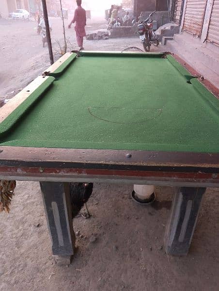 3.5 × 7 snooker table fresh condition 1