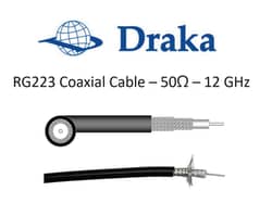DRAKA (Germany) RG223 Coaxial RF / IF Cable 12 GHz 50Ω