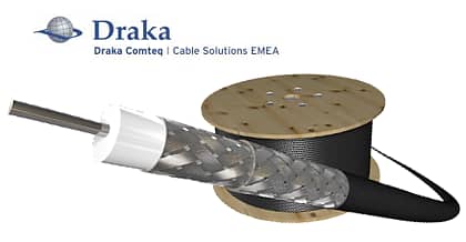 DRAKA (Germany) RG223 Coaxial RF / IF Cable 12 GHz 50Ω 1