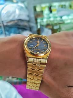 citizen automatic mens gold plated Day date vintage