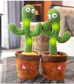Rechargeable Dancing with voice repeat Cactus Toy 0