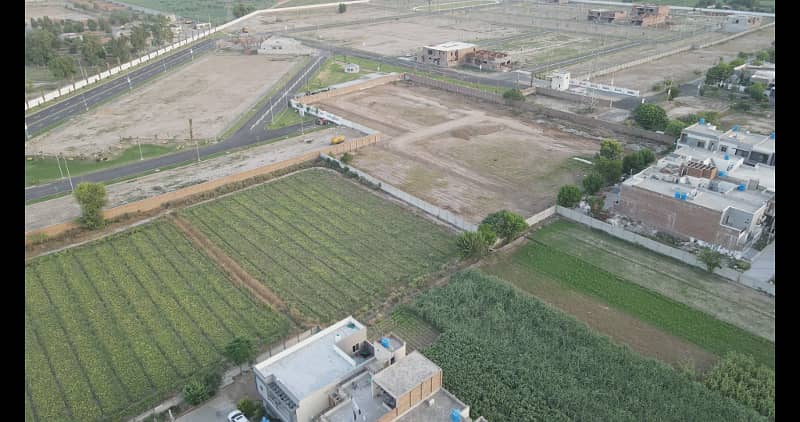 10 Marla Residential Plot for Sale in Canal Villas, Canal Road Faisalabad 12