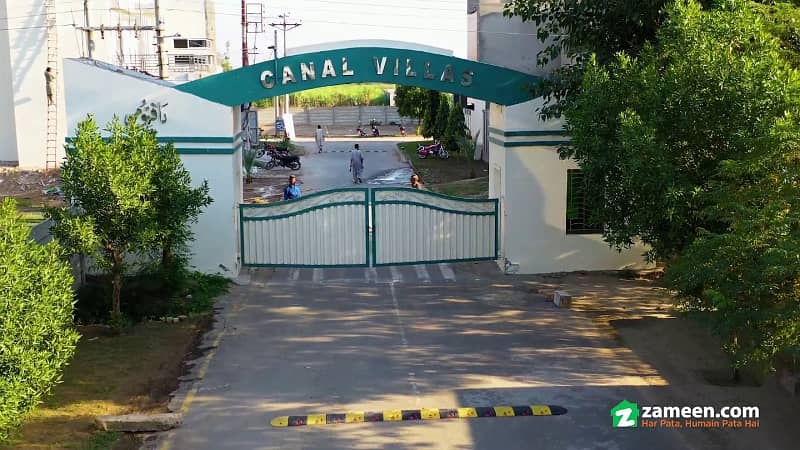 5 Marla Residential Plot For Sale In Canal Villas Executive Block 1