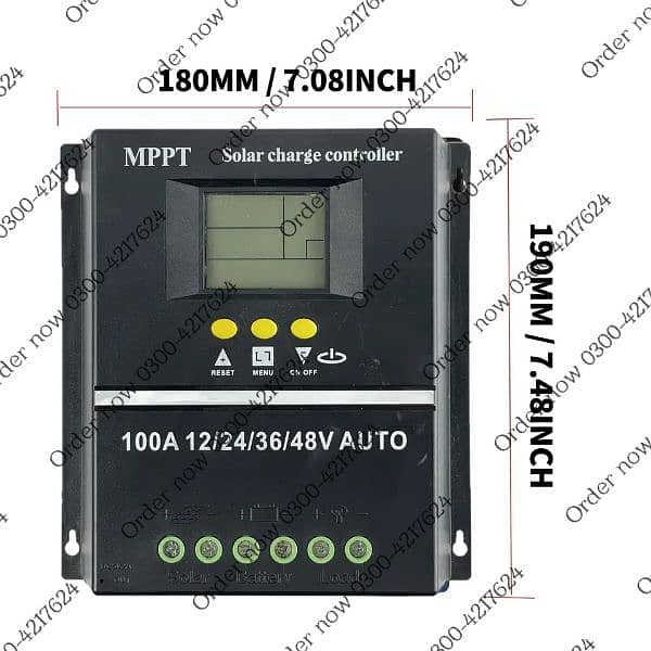 Solar MPPT 60/100a for 12v 24v 36V/48V Solar Charge Controller Regu 5