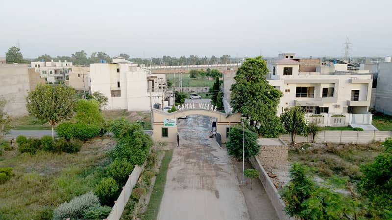 5 Marla Residential Plot For Sale In Canal Villas, Canal Road Faisalabad 9