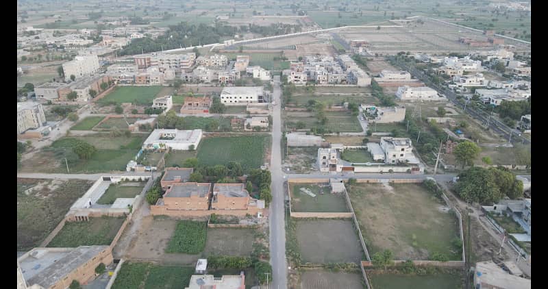 8 Marla Residential Plot for Sale in Canal Villas, Near Amin Town Faisalabad. 3