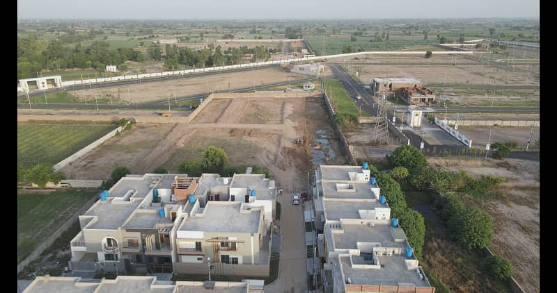 8 Marla Residential Plot for Sale in Canal Villas, Near Amin Town Faisalabad. 4