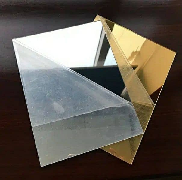 Mirror Acrylic Sheet | GOLD Mirror | Silver Mirror | Decoration 3