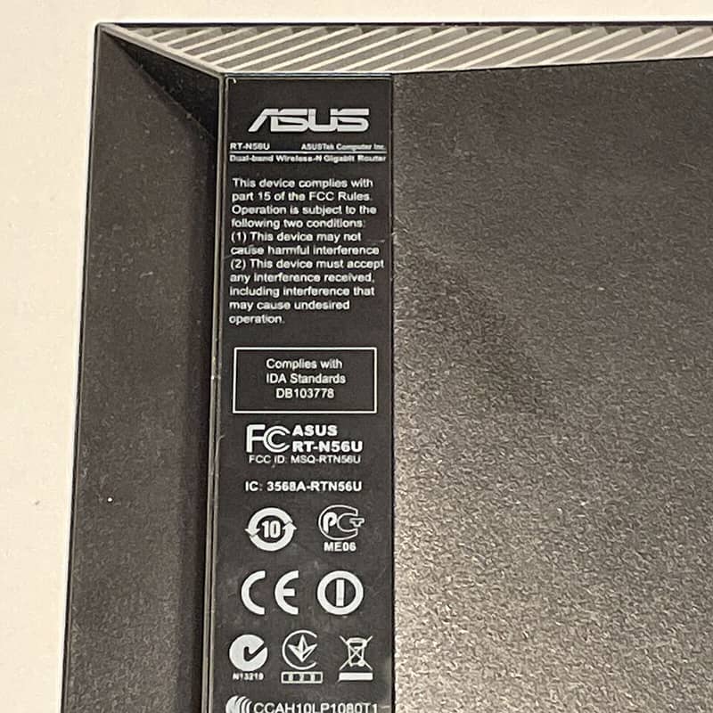 Asus|Router|Dual-Band WiFi|Wireless|N600/Gigabit/Router(RT-N56U Used) 2