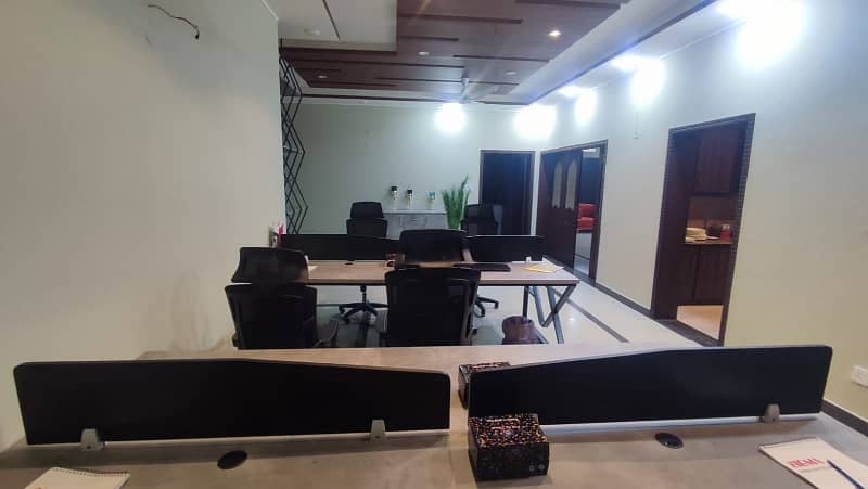 Furnished Independent House For Office Is Available For Rent 14