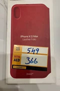 Original Apple Folio Cases for XS MAX | Red & Black | 10/10 Brand new