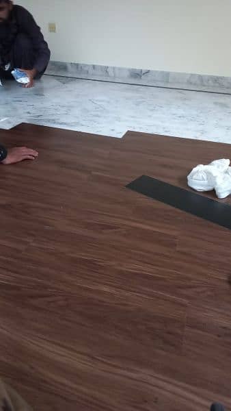 Wooden floor/vinyl flooring/wall design/office renovation/kitchen blin 4