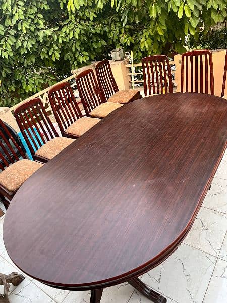 Dining Table / 8 seater / 8 chair / Sheesham wooden / Furniture 2