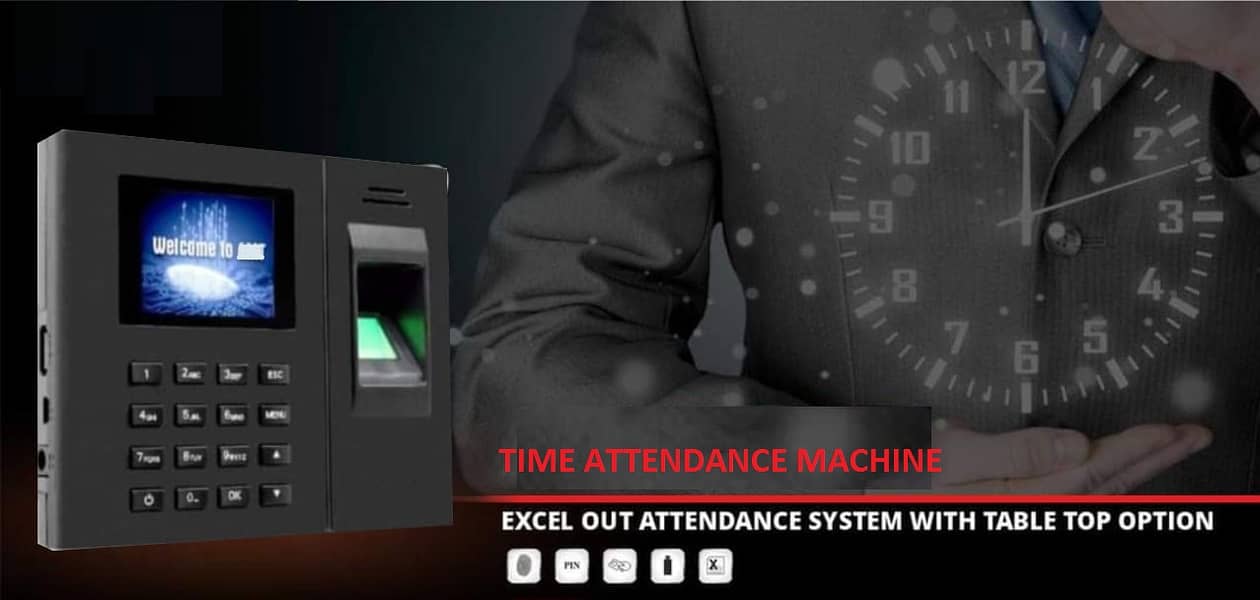 Biometric Fingerprint Face Time Attendance Machine with CloudSoftware 9