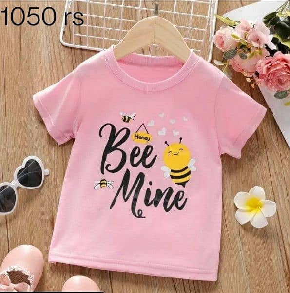 2 PCs cotton. stichted t shirt and shorts for kids . . . New Design  0