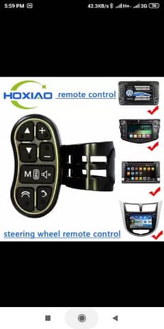 Universal remote control 2 din android/car navigation DVD/Window 0