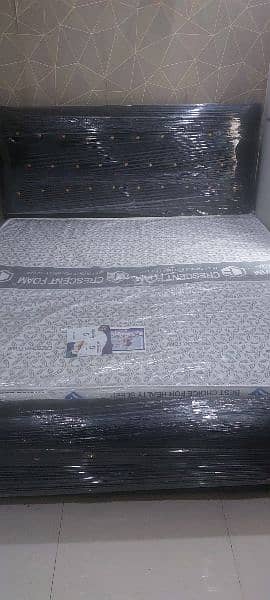 Brand New King Size Velvet Poshish Bed For Sale 3