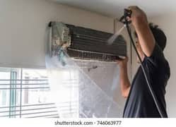 AC fitting or gas refil service