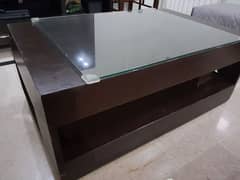 Center table with glass top 0
