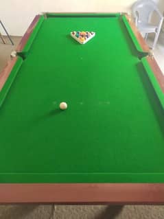 snooker and billiards table