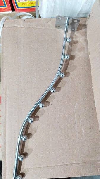 steel brackets. . display hook. . and steel hanger 1