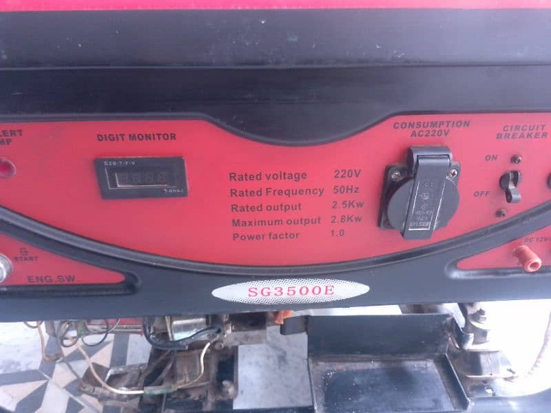 petrol and gas generator good condition 15