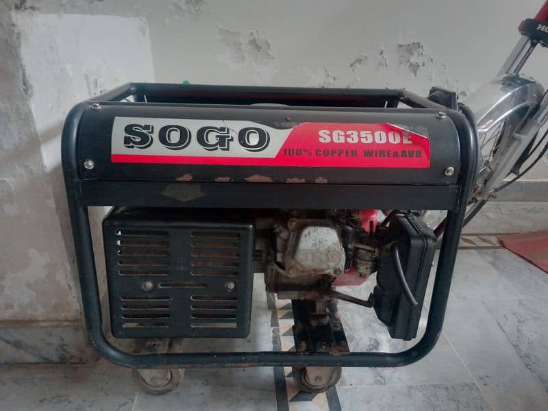 petrol and gas generator good condition 18