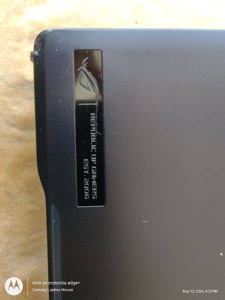ROG Zephyrus M16 RTX 3060 Gaming Laptop House 3